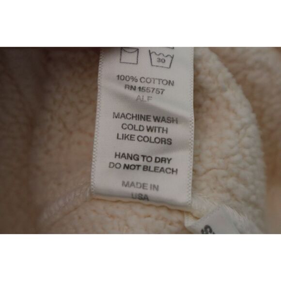 Madhappy 4U032 Unisex Sz XS Ivory Local Optimist Colorful Crewneck Pullover - Picture 6 of 8